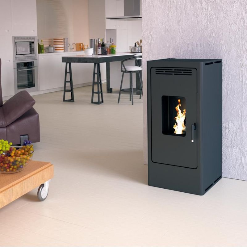 Poêle à granulés étanche fonte - FIREMATIC BR12 10.3 kW