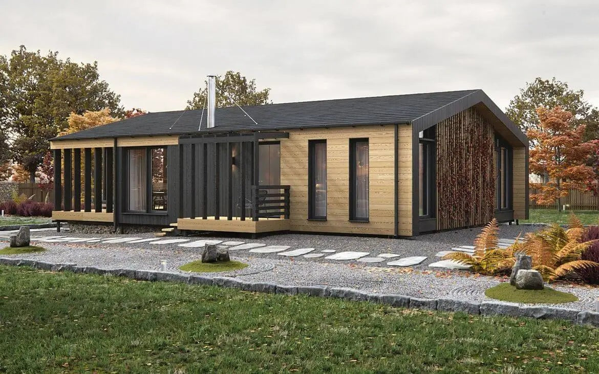 Maison préfabriquée disponible immédiatement Chalet K-Home-M-80