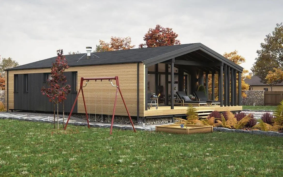 Maison préfabriquée disponible immédiatement Chalet K-Home-M-80