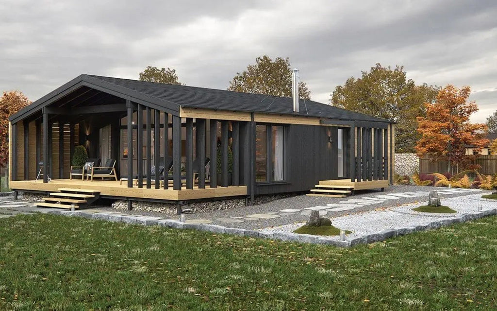 Maison préfabriquée disponible immédiatement Chalet K-Home-M-80