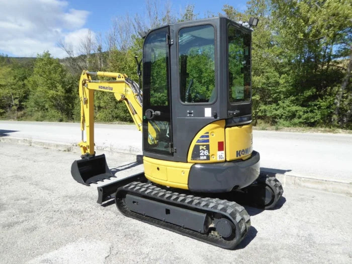 KOMATSU PC 26 MR-3, 2,6T + 3 GODETS