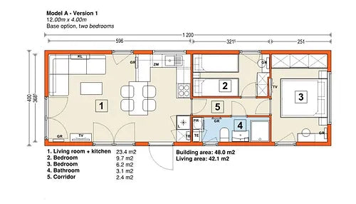 MAISON MOBILE 37 m² – 42 m²