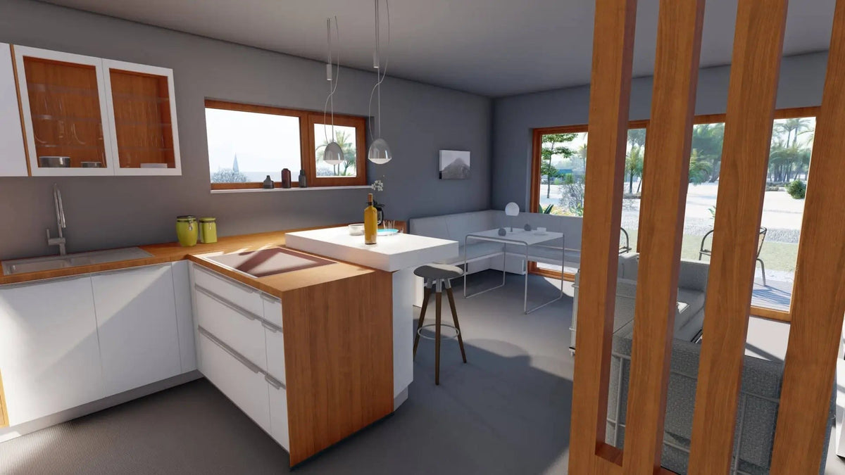 Maison modulaire à deux étages X-Sense de 75