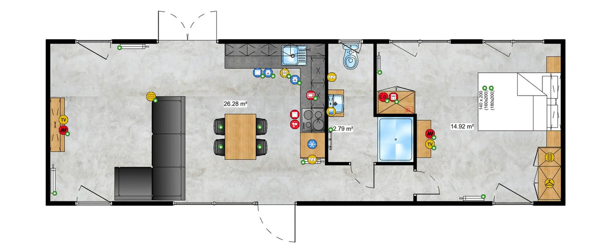 Maison mobile Jolie 16 T1