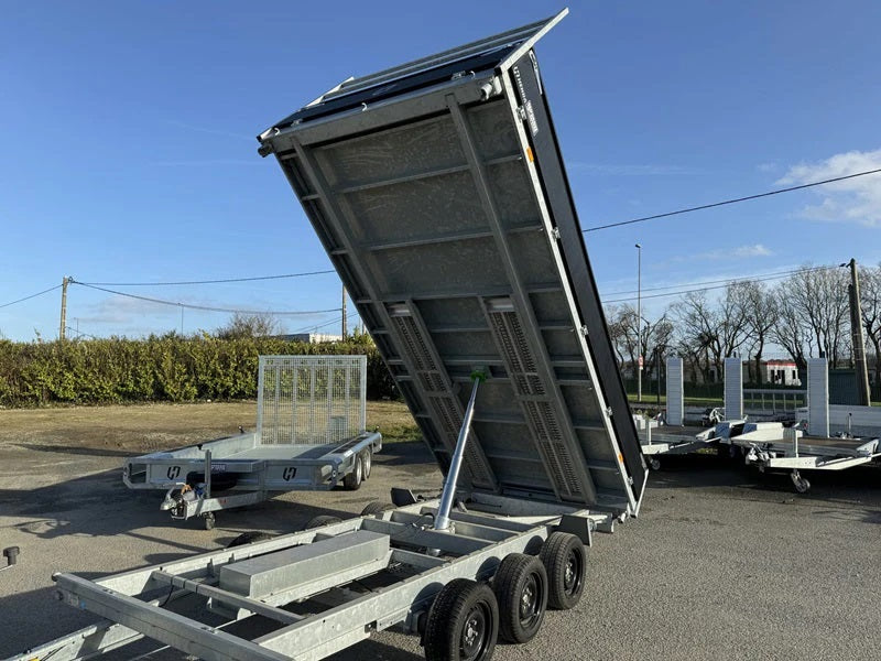 Remorque à trois bennes 3x1800 kg 3,5 t