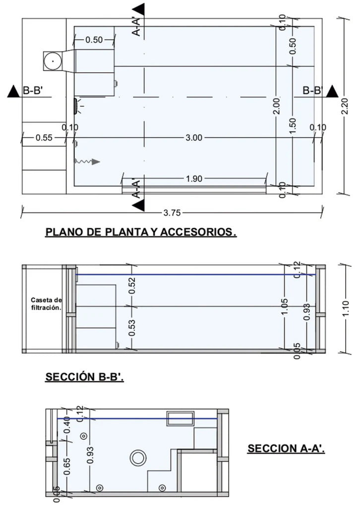 Piscine Conteneur 3m