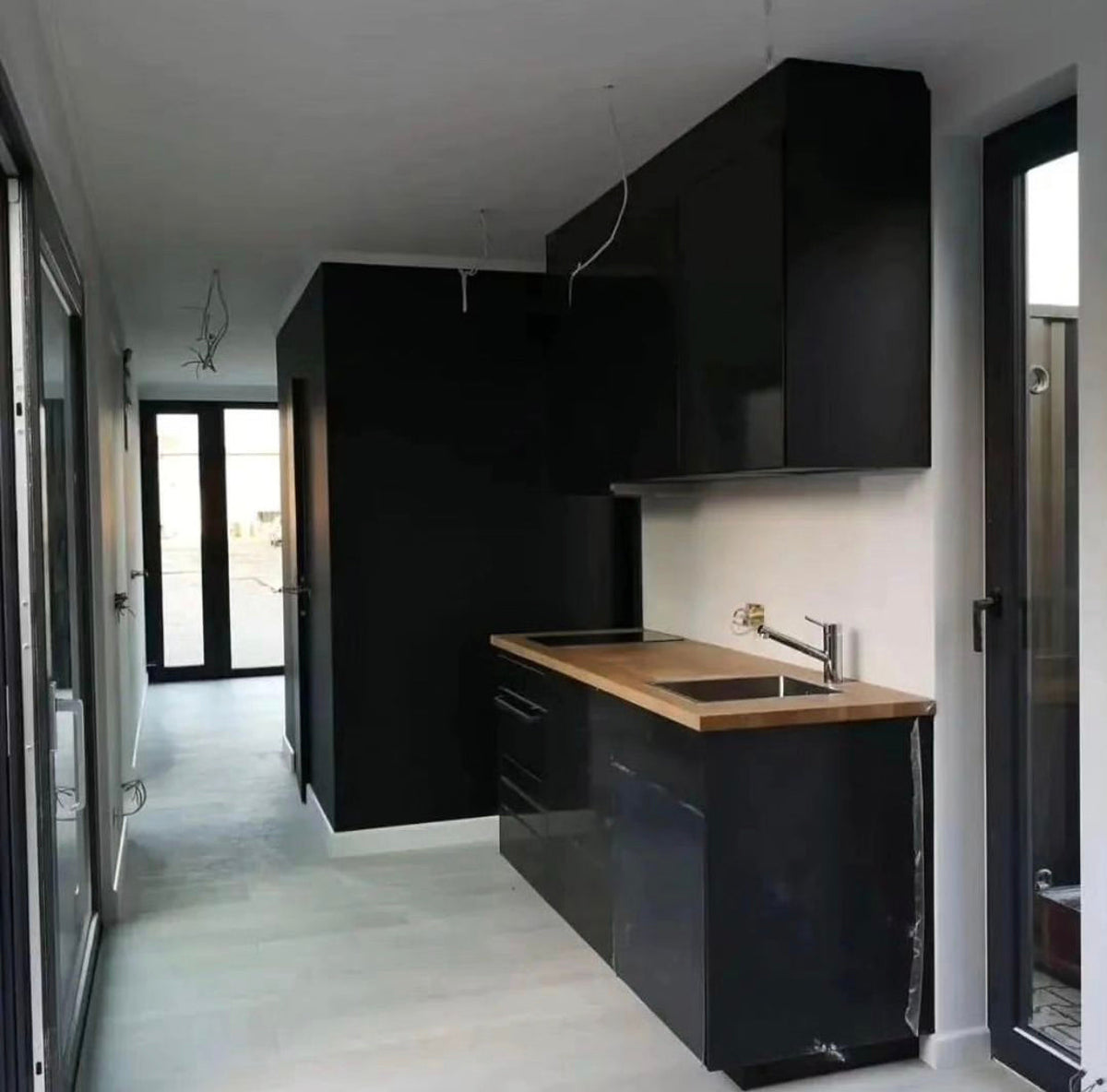 Maison De Cristal Avec Conteneur De 40 Pieds