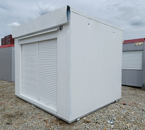 Conteneur Commercial 300×350 Avec Volets Frontaux Divisés + Porte Arrière