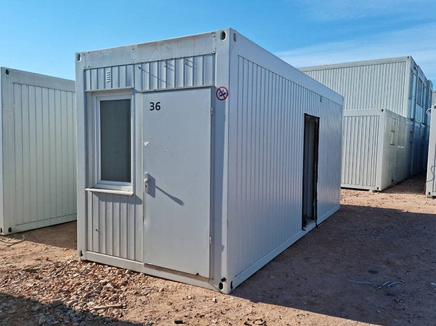 Conteneur Bureau-Résidence 15 m² – Avec Salle de Bain Équipée et Pré-installation de Kitchenette