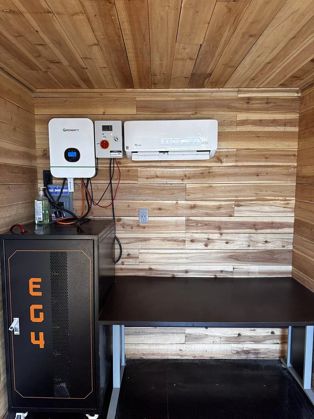 Conteneur de 20 pieds Bureau Solaire Hors Réseau