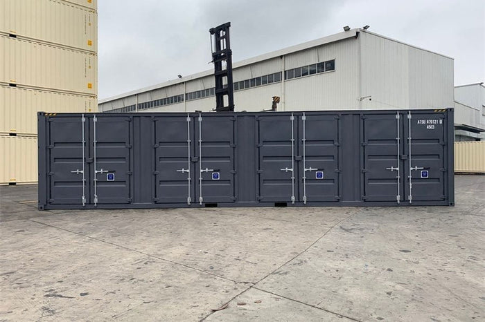Conteneur de 40 pieds high cube avec portes latérales