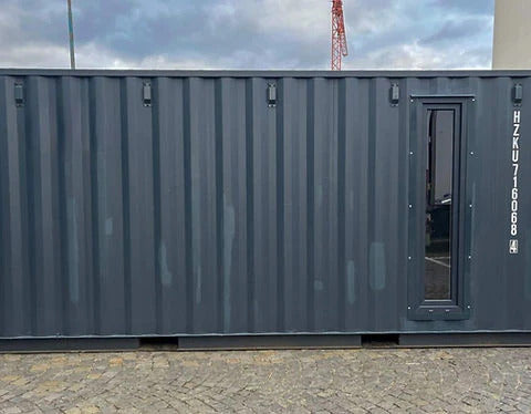 Conteneur d'expédition de 20 pieds avec portes sectionnelles