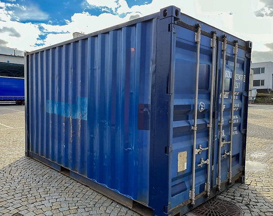 Conteneur Maritime 15 pi d'Occasion – Format Intermédiaire, Acier CORTEN et 25 m³ de Stockage