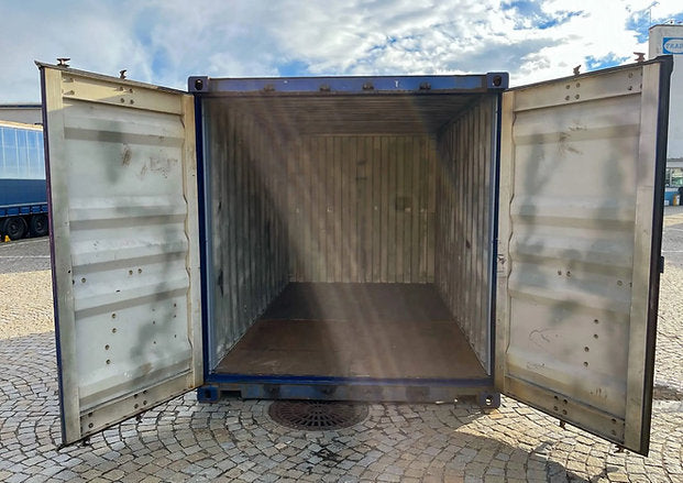Conteneur Maritime 15 pi d'Occasion – Format Intermédiaire, Acier CORTEN et 25 m³ de Stockage