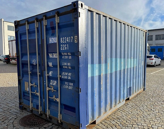 Conteneur Maritime 15 pi d'Occasion – Format Intermédiaire, Acier CORTEN et 25 m³ de Stockage