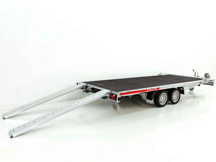 Remorque de voiture temared CARLU 4521-S 215x450cm 3,5t-Nouveau