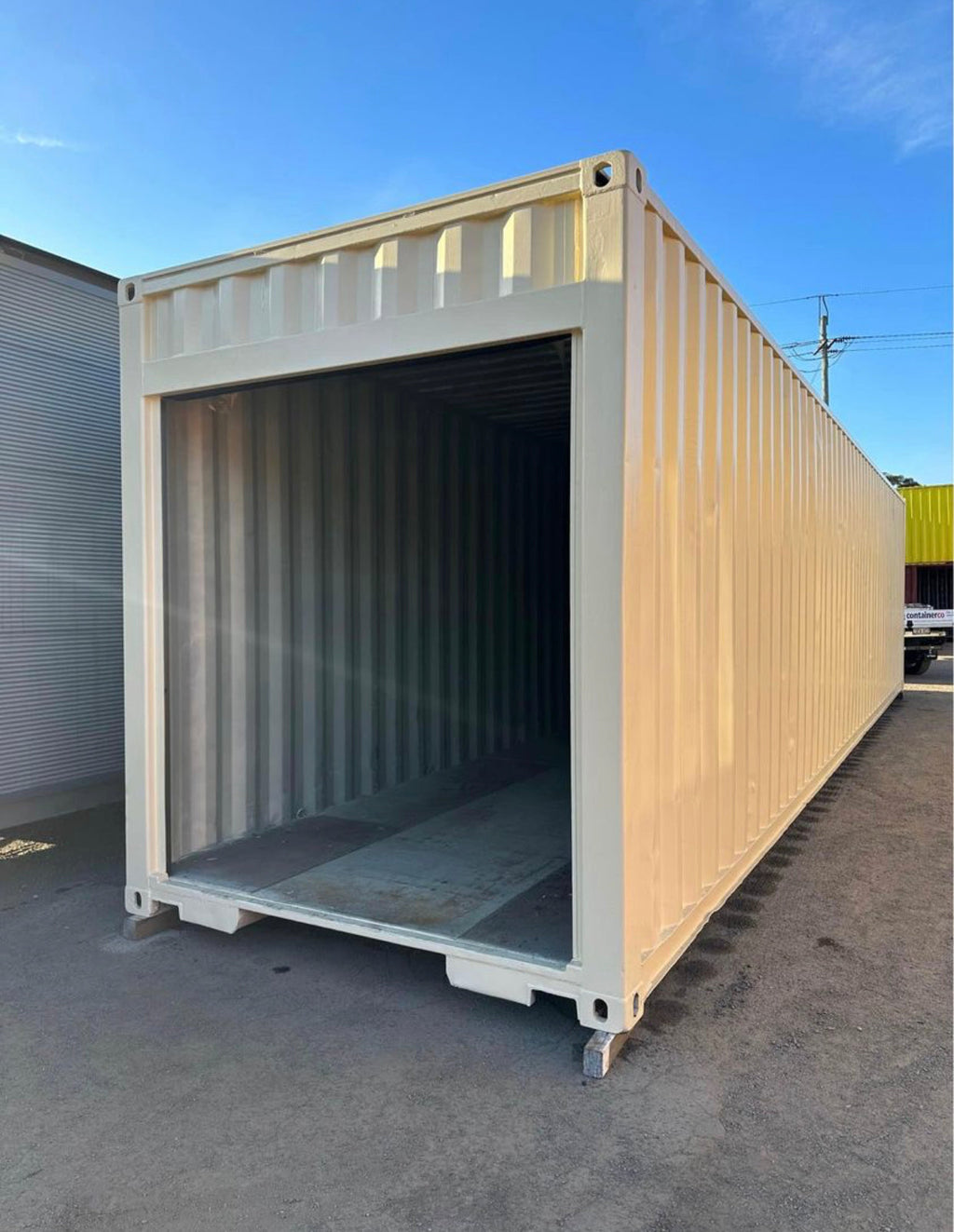Conteneur roulant usagé de 40 × 8 pieds