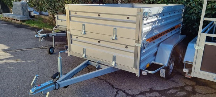 Remorque porte-bagages à deux essieux Jalon, PTAC 750 kg