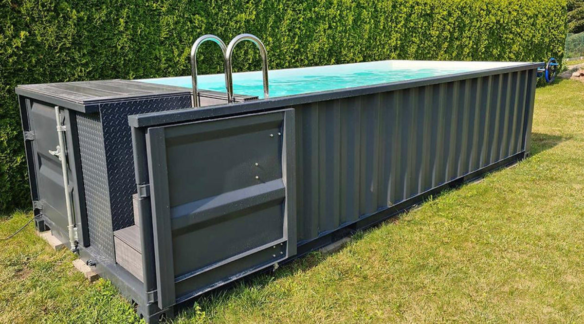 Piscine conteneur de 6,2 m x 2,5 m Jet Swim