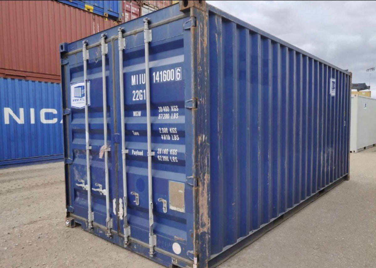 Conteneur usagé de 20 pieds — charge utile 500 kg, unité 0022