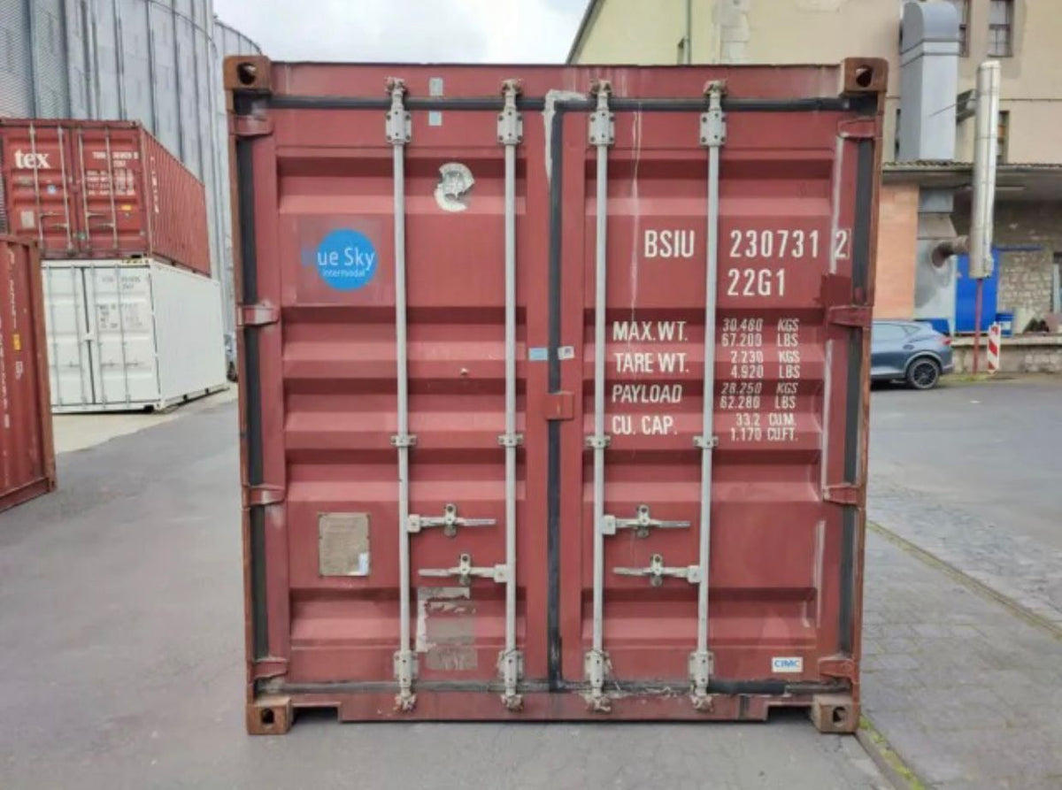 Conteneur d'occasion de 20 pieds — charge utile 500 kg, unité 0023