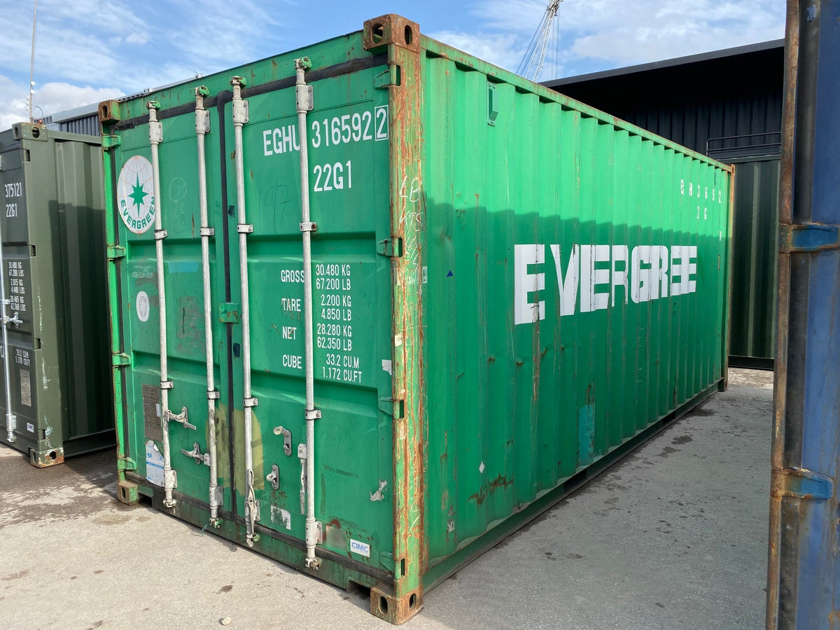 Conteneur d'occasion de 20 pieds — charge utile 480 kg