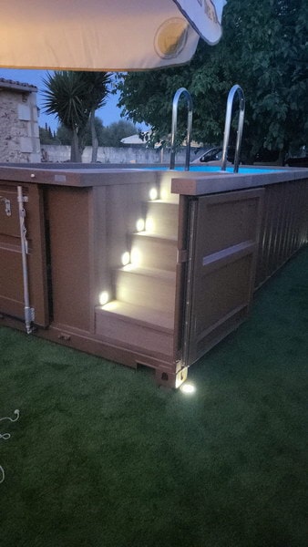 Piscine conteneur de 4 m