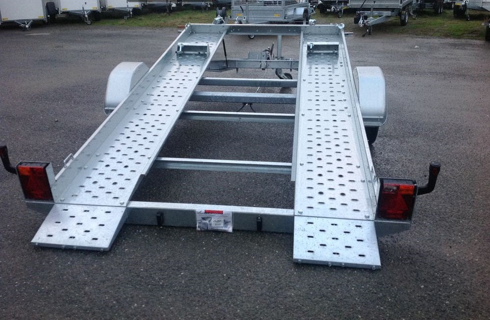 remorque porte voiture lider avec petites rampes 1 essieu