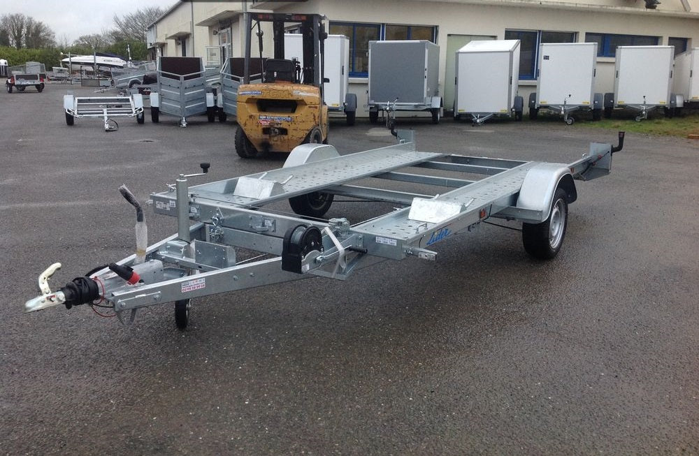 remorque porte voiture lider avec petites rampes 1 essieu