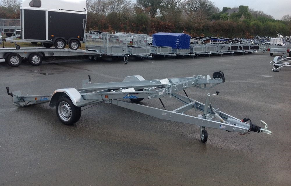remorque porte voiture lider avec petites rampes 1 essieu