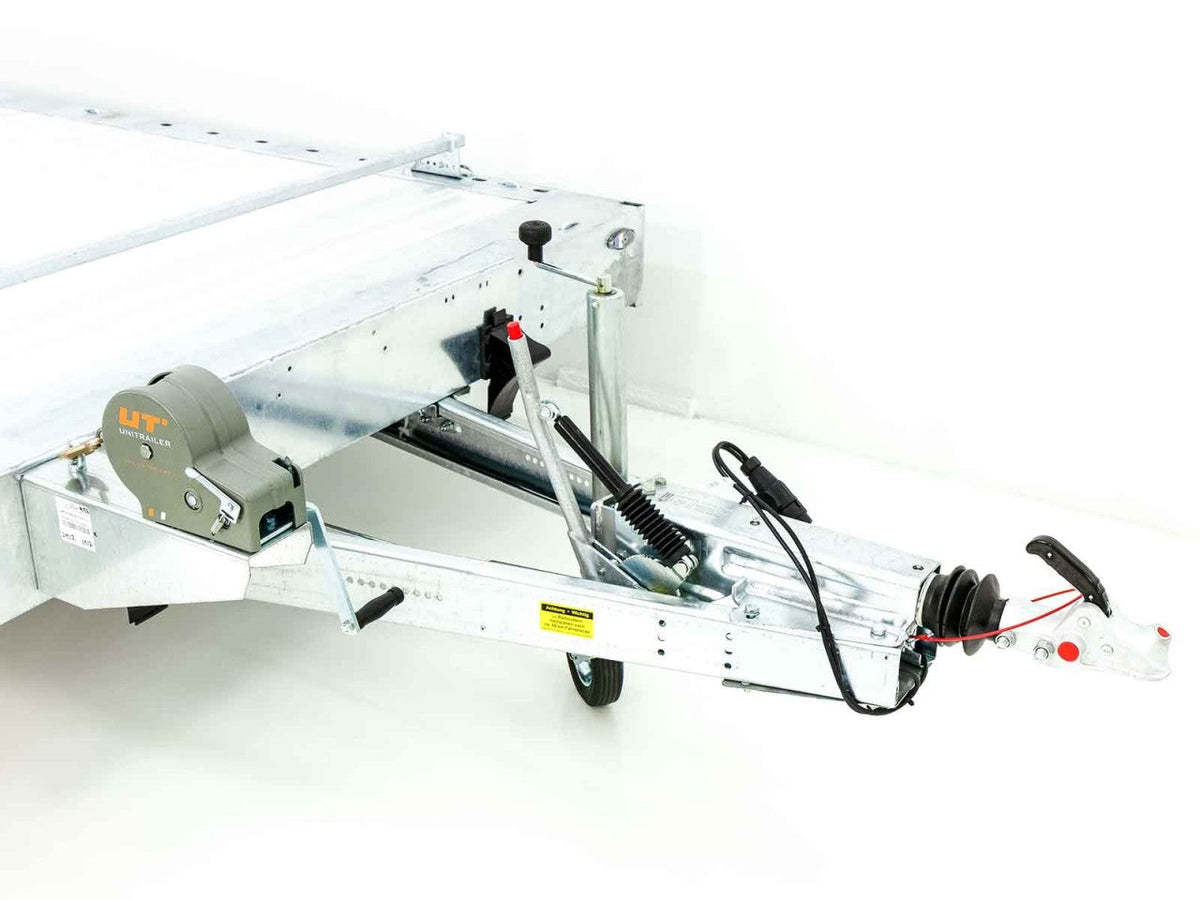 Remorque de voiture temared CARLU 4521-S sol en aluminium 215x450cm 3.5t-Nouveau