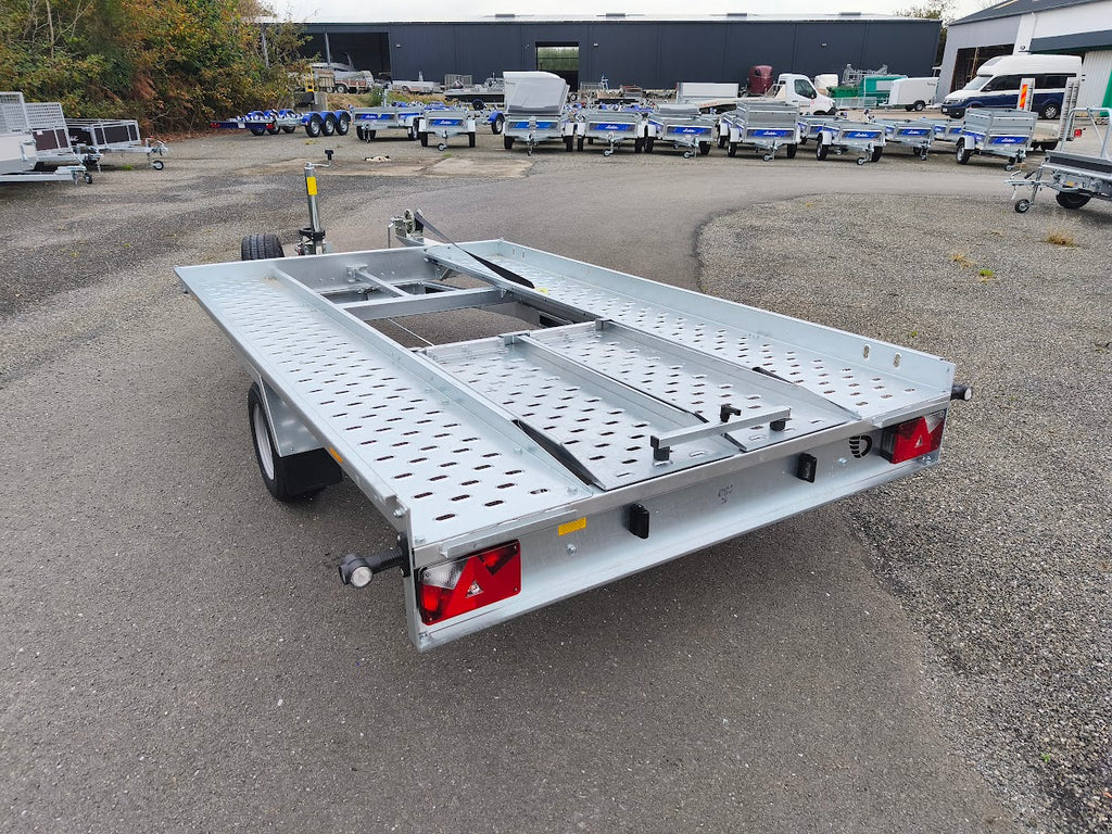 Remorque porte-voiture DEBON ROADSTER PLATFORM- PTAC 1300 Kg – 260 x 180 cm