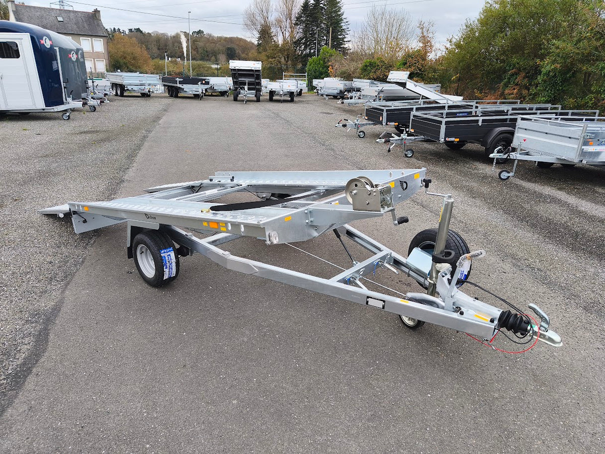Remorque porte-voiture DEBON ROADSTER PLATFORM- PTAC 1300 Kg – 260 x 180 cm