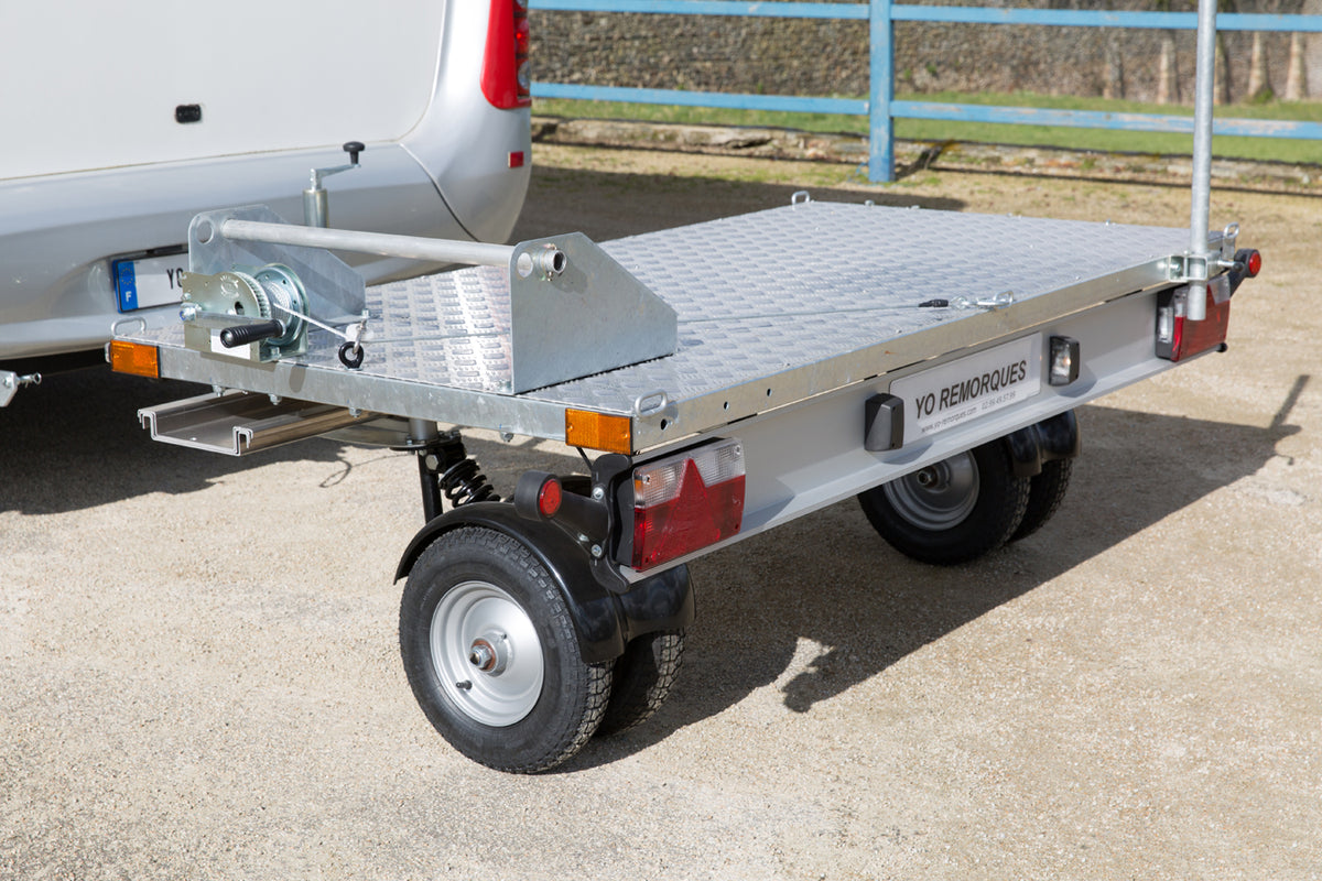 Remorque transversale avec roues pivotantes 360° – YO – CCP5