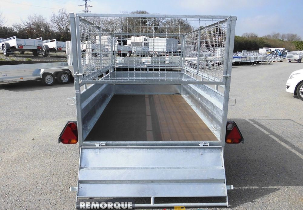 Remorque polyvalente LIDER ROBUST 2M50- 1 essieux freiné