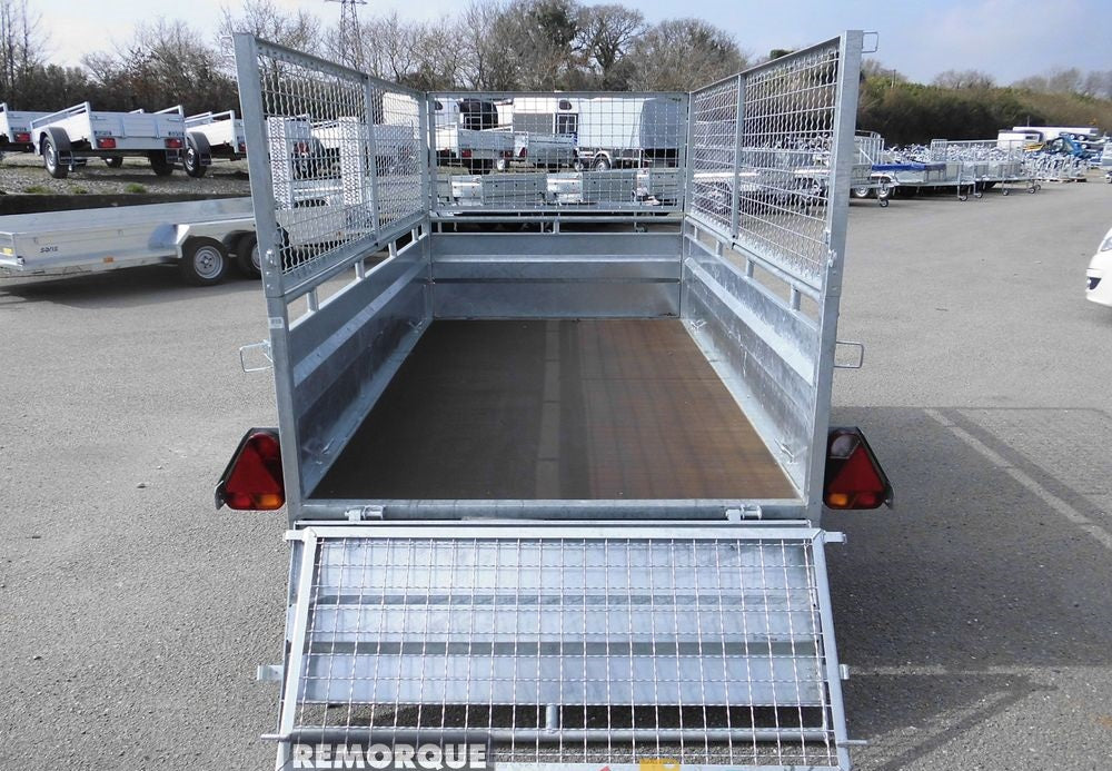Remorque polyvalente LIDER ROBUST 2M50- 1 essieux freiné