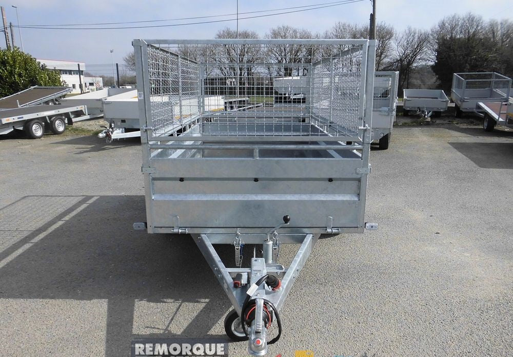 Remorque polyvalente LIDER ROBUST 2M50- 1 essieux freiné