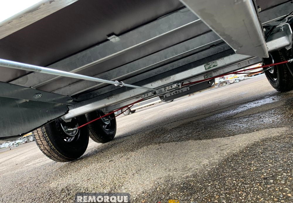Remorque polyvalente LIDER ROBUST 2M50- 1 essieux freiné
