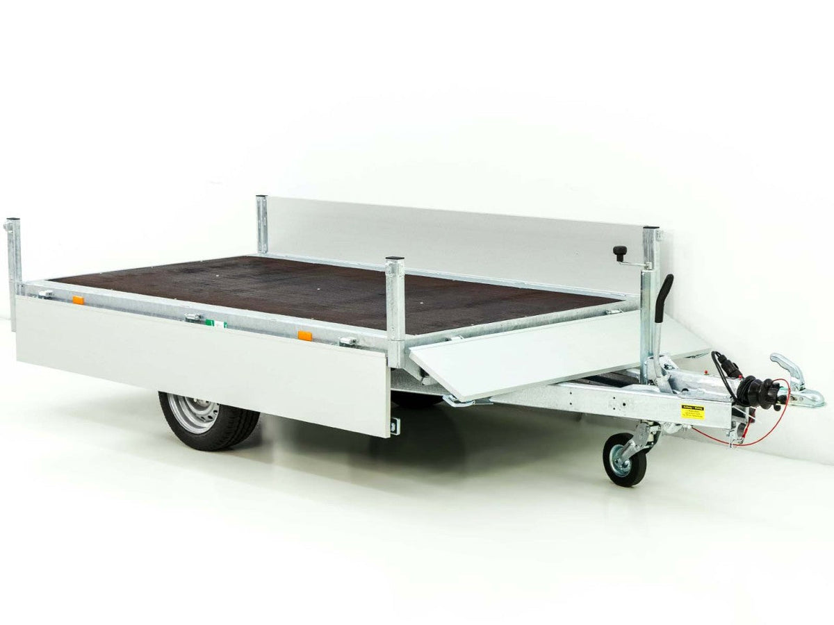 Remorque surbaissée haute Eduard 2615 GE|150x256cm 1.5t-Neuf