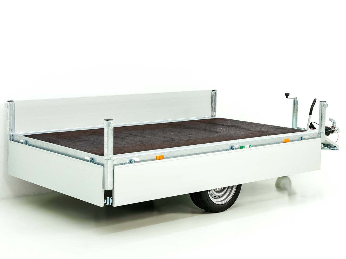 Remorque surbaissée haute Eduard 2615 GE|150x256cm 1.5t-Neuf