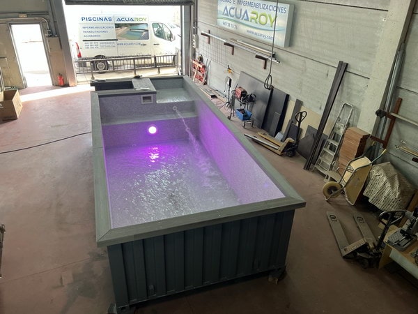 Piscine conteneur modèle Lanzarote