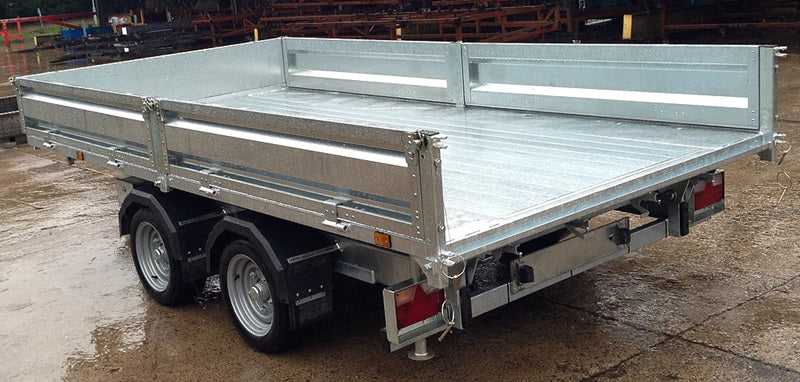 Remorque benne Indespension à 2 essieux – PTAC 2700 kg