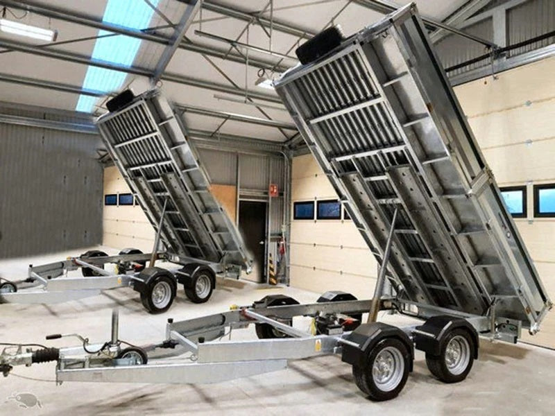 Remorque benne Indespension à 2 essieux – PTAC 2700 kg