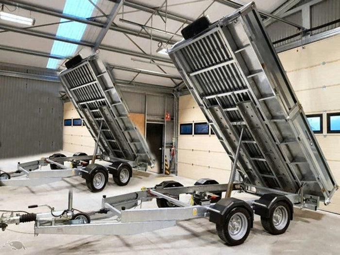 Remorque benne Indespension à 2 essieux – PTAC 2700 kg