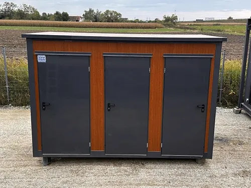 Conteneur Sanitaire Type Pavillon avec Triple Cabine