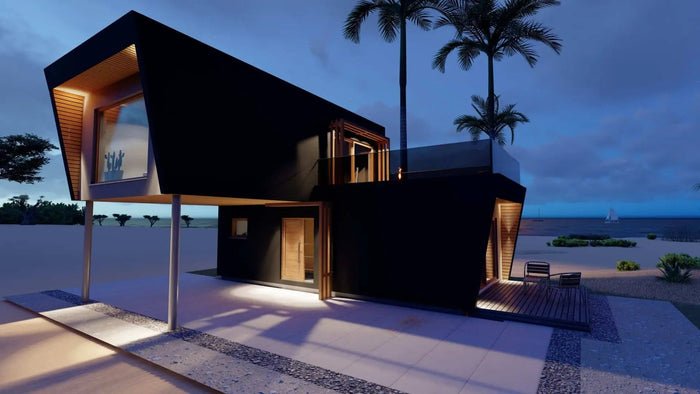 Maison modulaire à deux étages X-Sense de 75