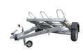 Remorque moto basculante UNITRAILER pour 3 motos avec ressorts