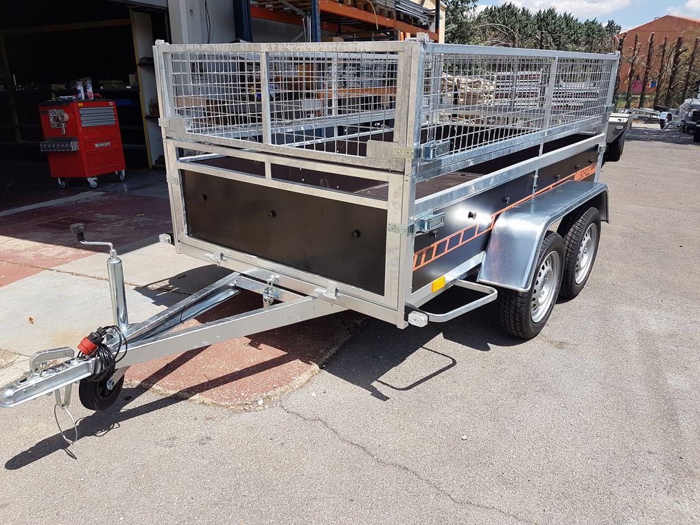 Remorque bagagère boro niewiadow BOK725D neuve ptac 750 kg
