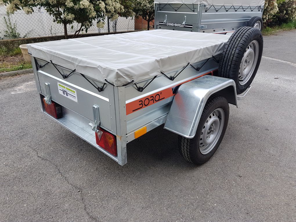 Remorque bagagère boro niewiadow BO717 neuve ptac 750 kg