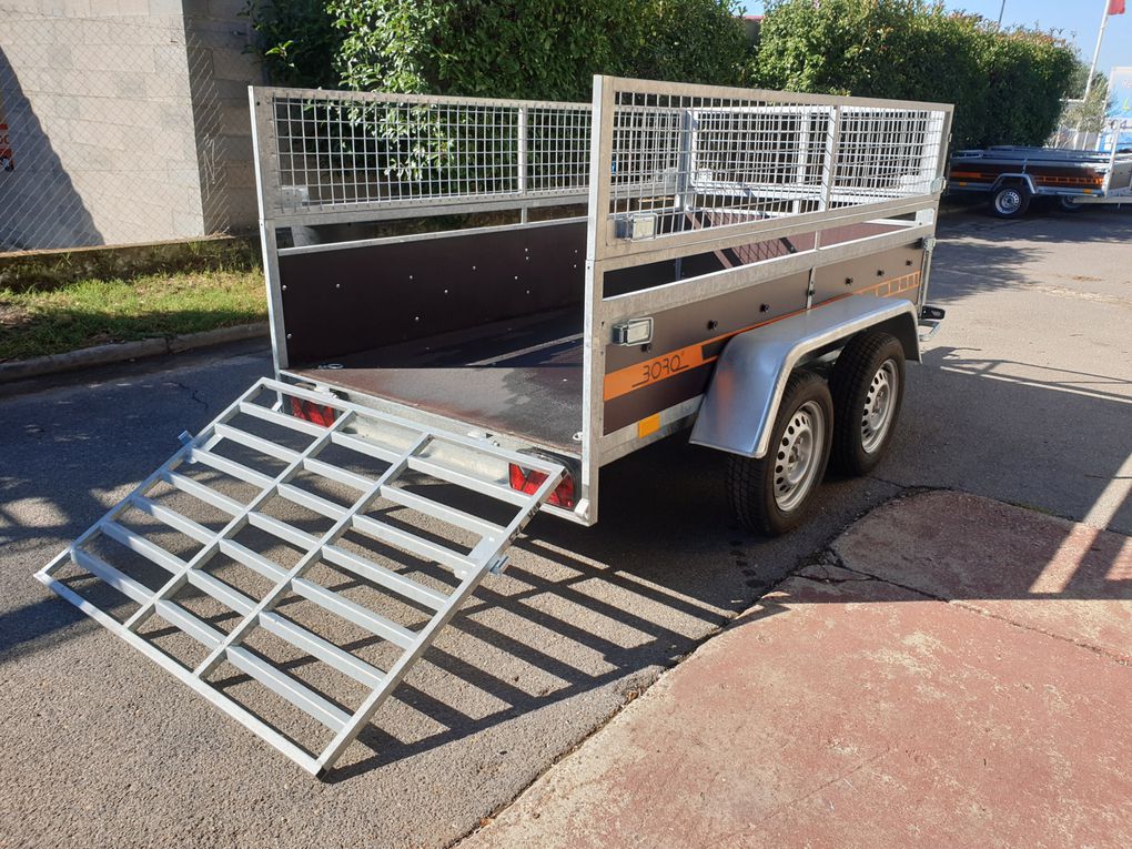 Remorque bagagère boro niewiadow BOK725D neuve ptac 750 kg